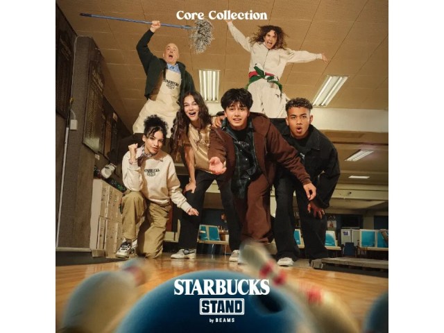 Starbucks and clothing brand Beams team up for launch of second collaborative core collection Starbucks and clothing brand Beams team up for launch of second collaborative core collection