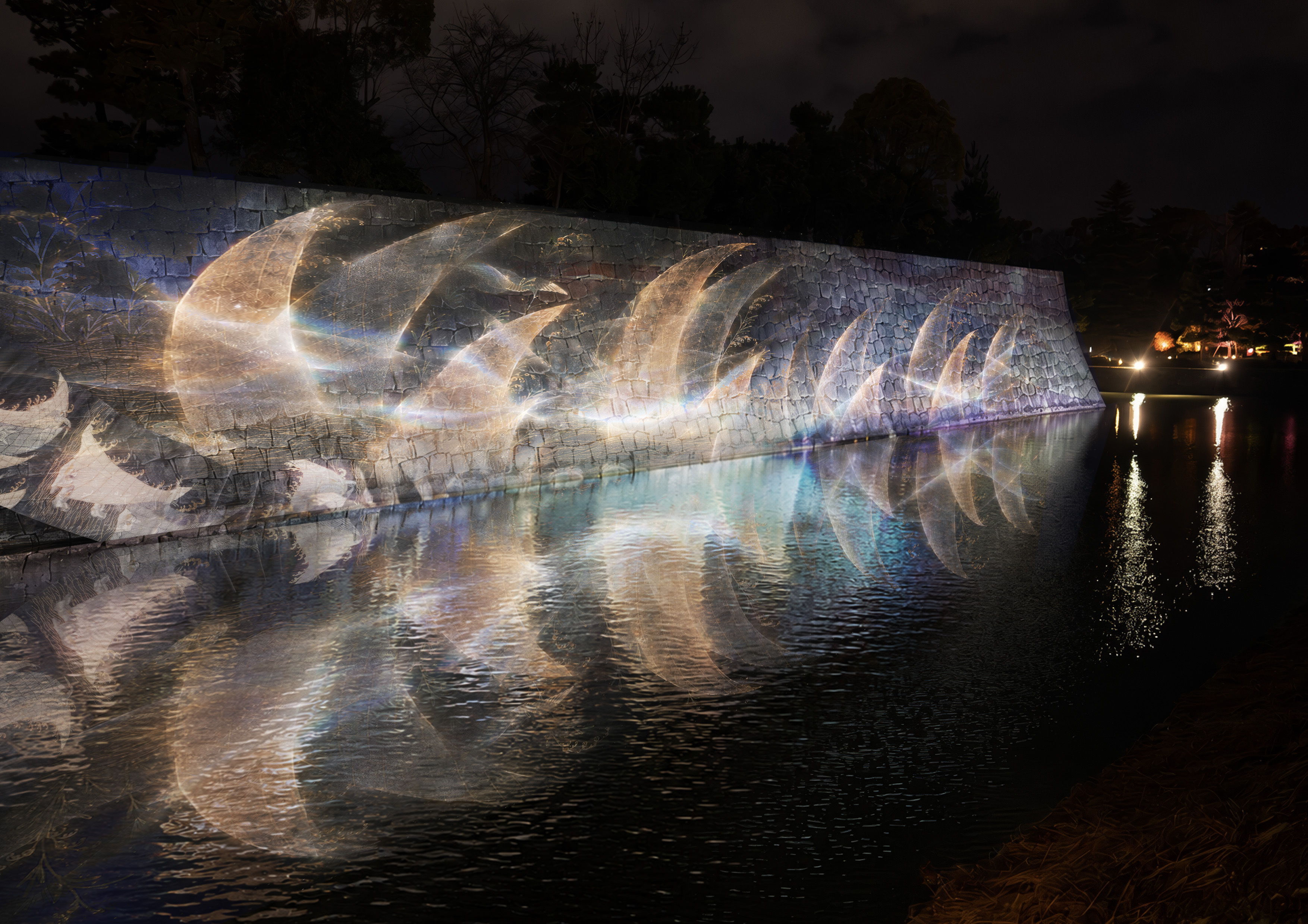 Naked illuminates Kyoto's cultural traditions in Nijo Castle's
