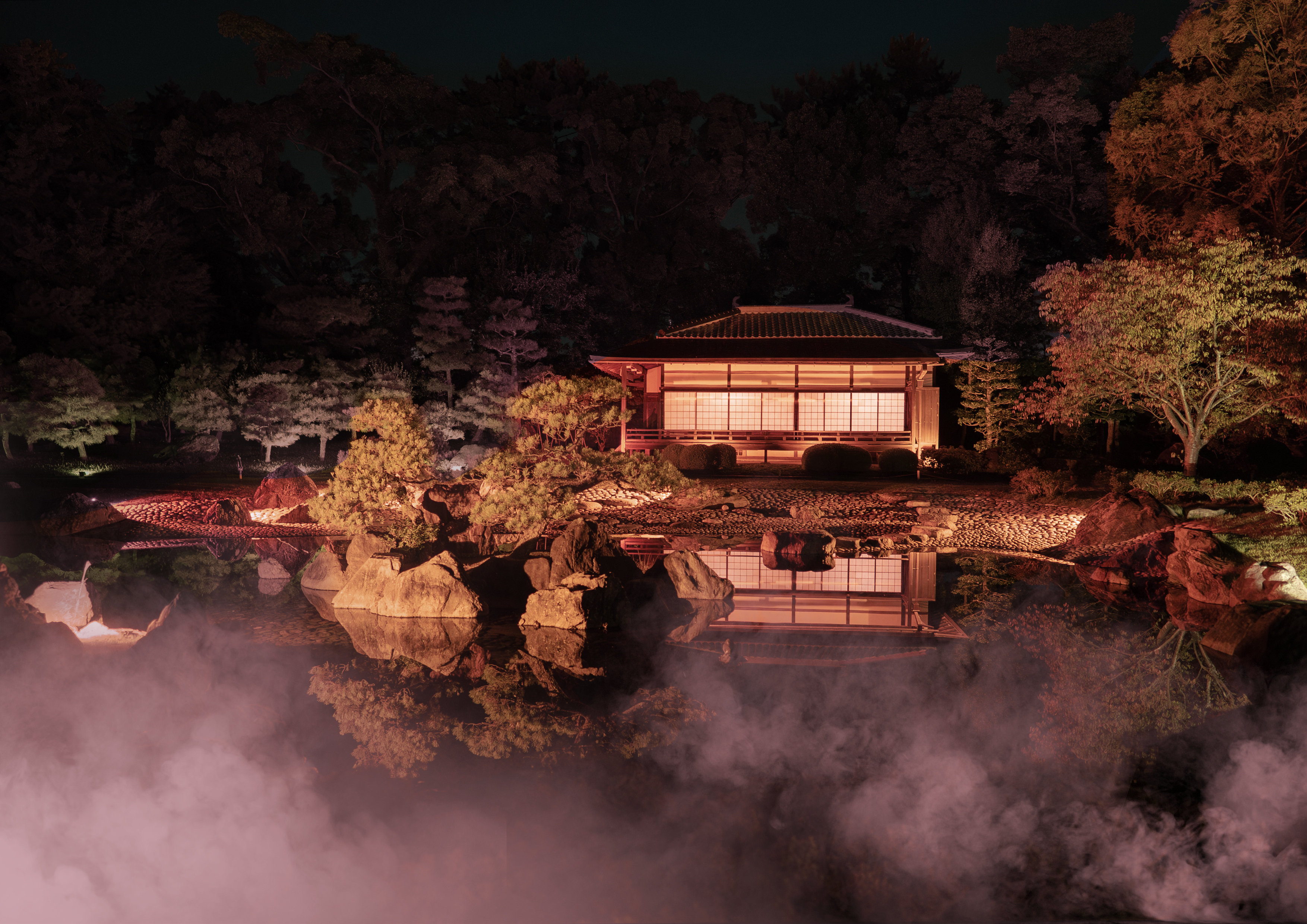 Naked illuminates Kyoto's cultural traditions in Nijo Castle's