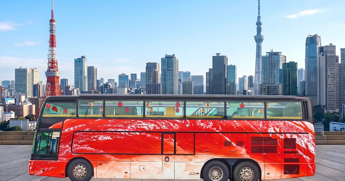 Japan’s first-ever conveyor-belt Sushi Bus announces Tokyo tour start date, reservations now open
