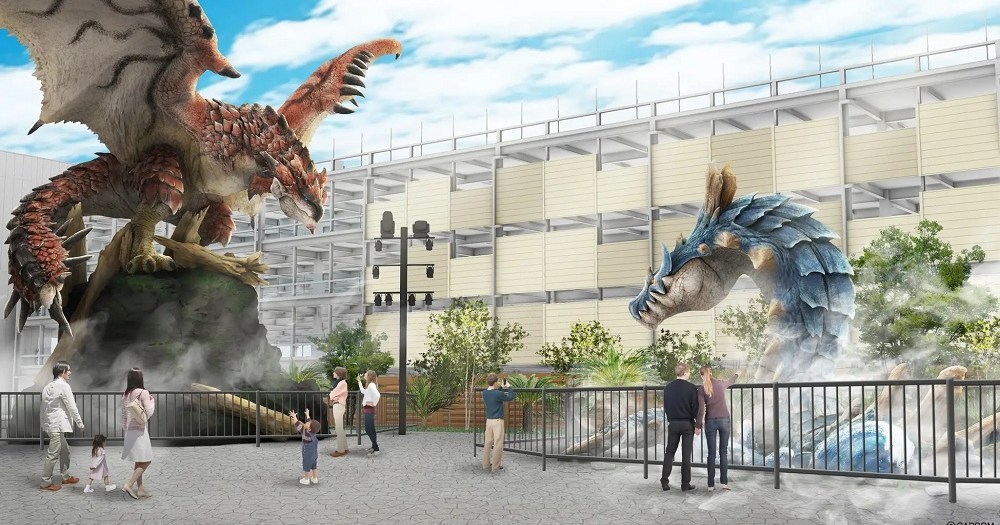 Life-size Monster Hunter dragon statues to be built at Japanese shopping mall
