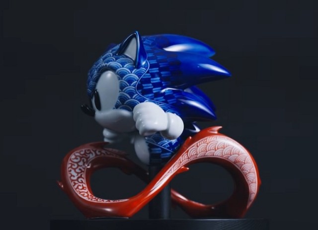 New Sonic the Hedgehog figure costs 1 million yen, is made of Arita ware Japanese porcelain [Vid]