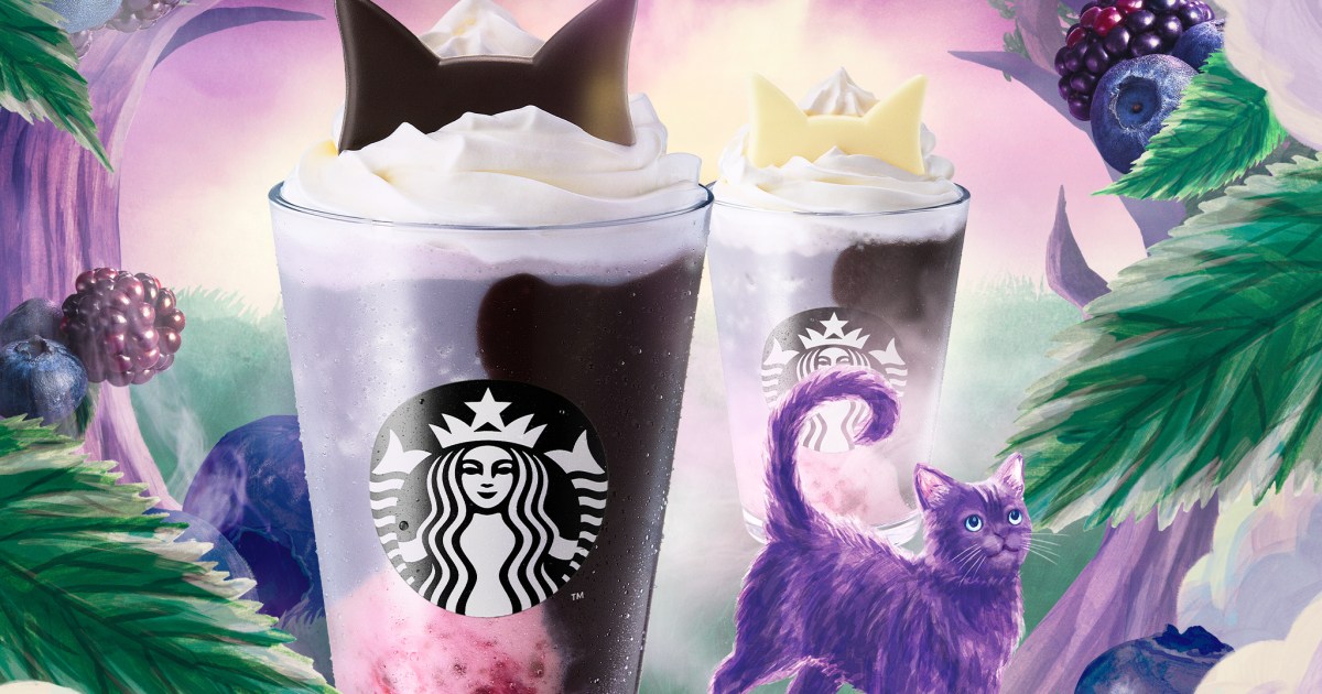 Starbucks Japan releases new Halloween Frappuccino for 2026, inspired by a cat in a mystery forest