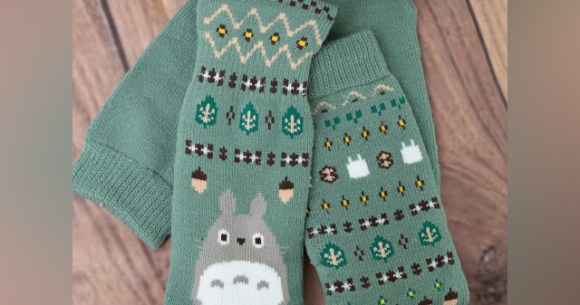 Studio Ghibli adds new Totoro and Jiji blanket socks to its merchandise store in Japan