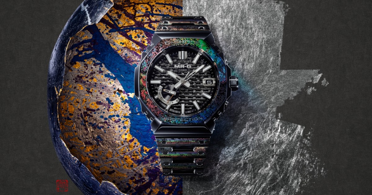 Casio collaborates with a Kyoto foil master for a luxurious one million yen G-SHOCK