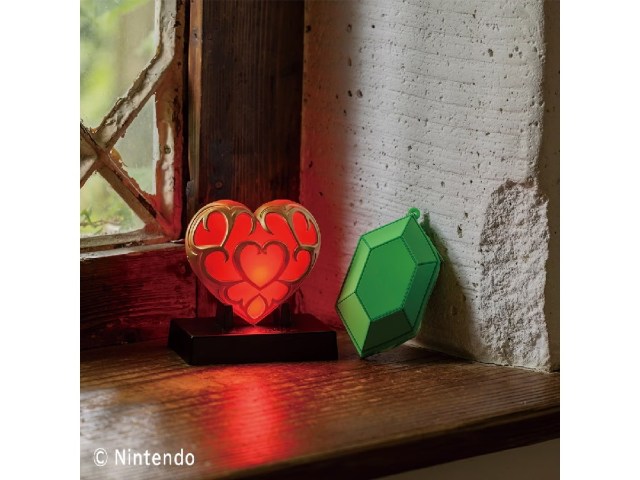 Real-world Legend of Zelda treasures, Heart Container lights and Ruppe pouches, coming soon [Pics]